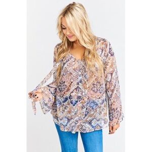 Show Me Your MuMu Taylor Tie Top Babe Of Babylon